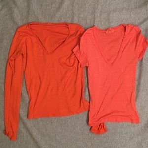 2 Michael Stars shirts, sold together, $12